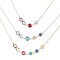 Infinity Personalized Birthstone Necklace for Women Grandma Mother Daughter Custom Pendants 18K Gold Filled Chain Gifts for Women Jewelry product 1